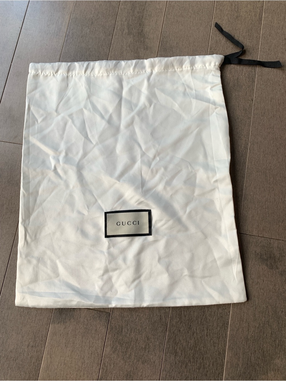 Gucci drawstring dust bag authentic